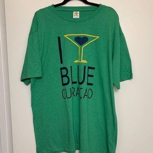 Blue Curacao Graphic T-Shirt